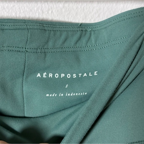 Aeropostale Women Green Full Lenght Athletic Leggings Size Small. - Picture 4 of 8